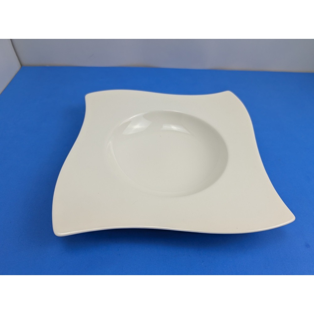 Villeroy & Boch New Wave Pasta Bowl Plate White Porcelain Germany